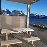 Senja, Husoy I Senja. Med Utsikt Over Fjord Og Fjell *