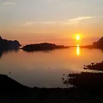 Senja, Husoy I Senja. Med Utsikt Over Fjord Og Fjell *